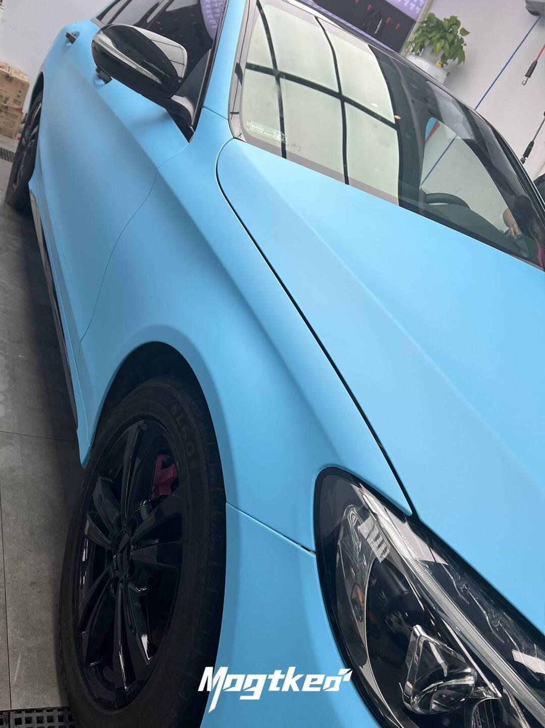 深圳汽车改色💰1980起|哑面天空蓝🌈 🚗:宝