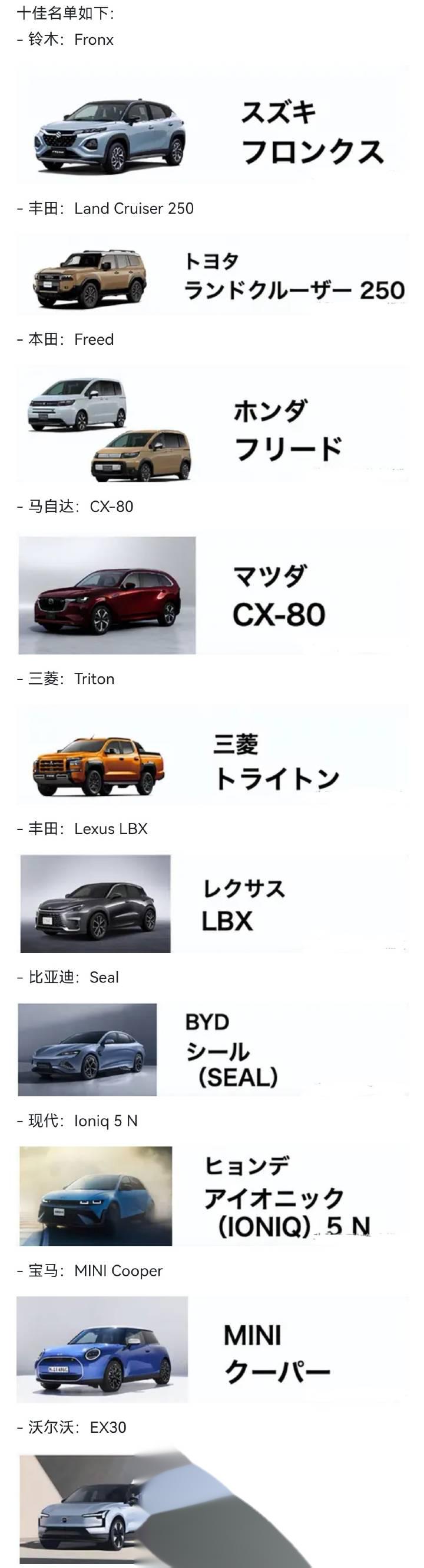 日本的进口车以奔驰,宝马,奥迪这些豪华品牌为主,并且月销量不高.