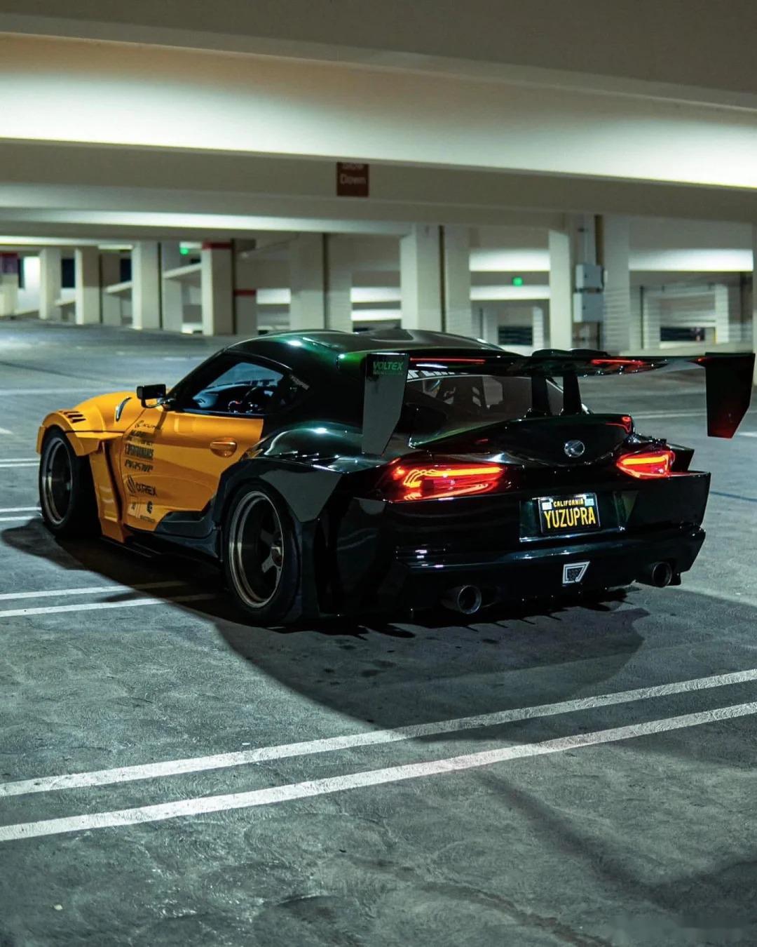 supra改装案例,黑帅黑帅的