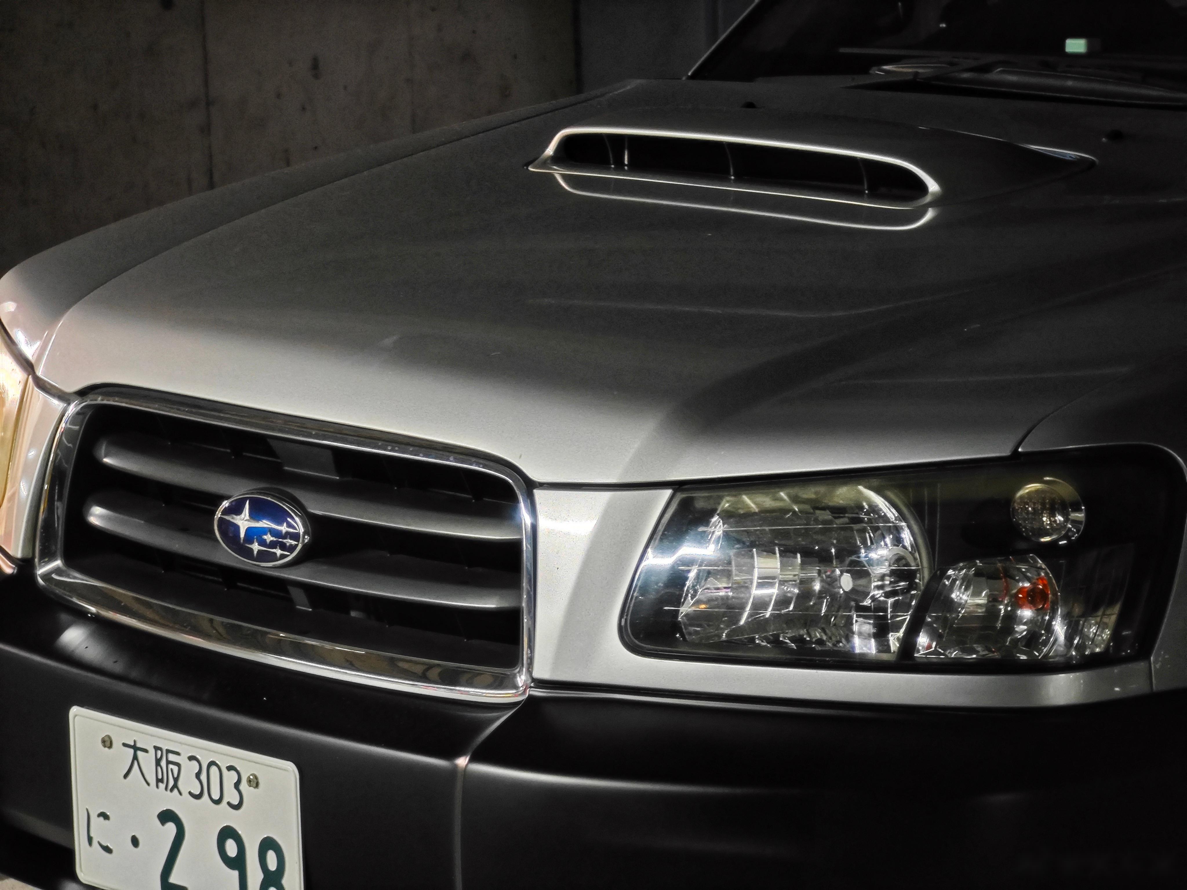 偶遇第二代斯巴鲁森林人(sg),水平对置涡轮增压发动机