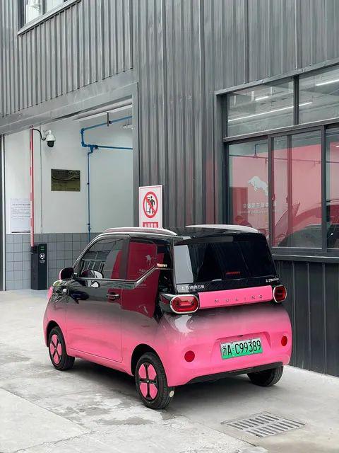 爆改五菱mini改色渐变色定制膜