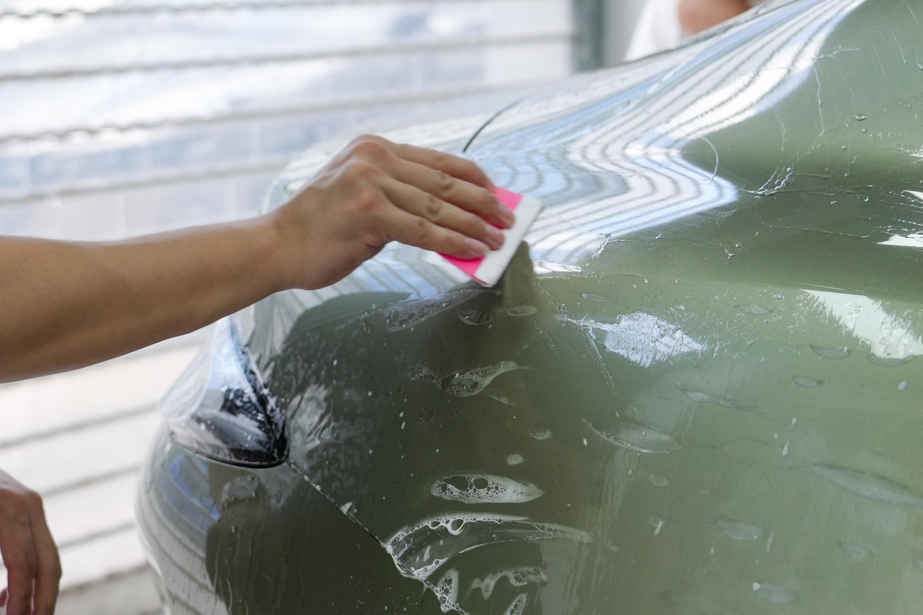 小米su7 max透明膜 lelushi守望者 隐形车衣