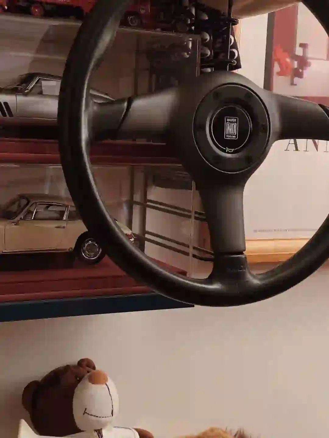 🚗nardi复古方向盘 适用于复古空间展示