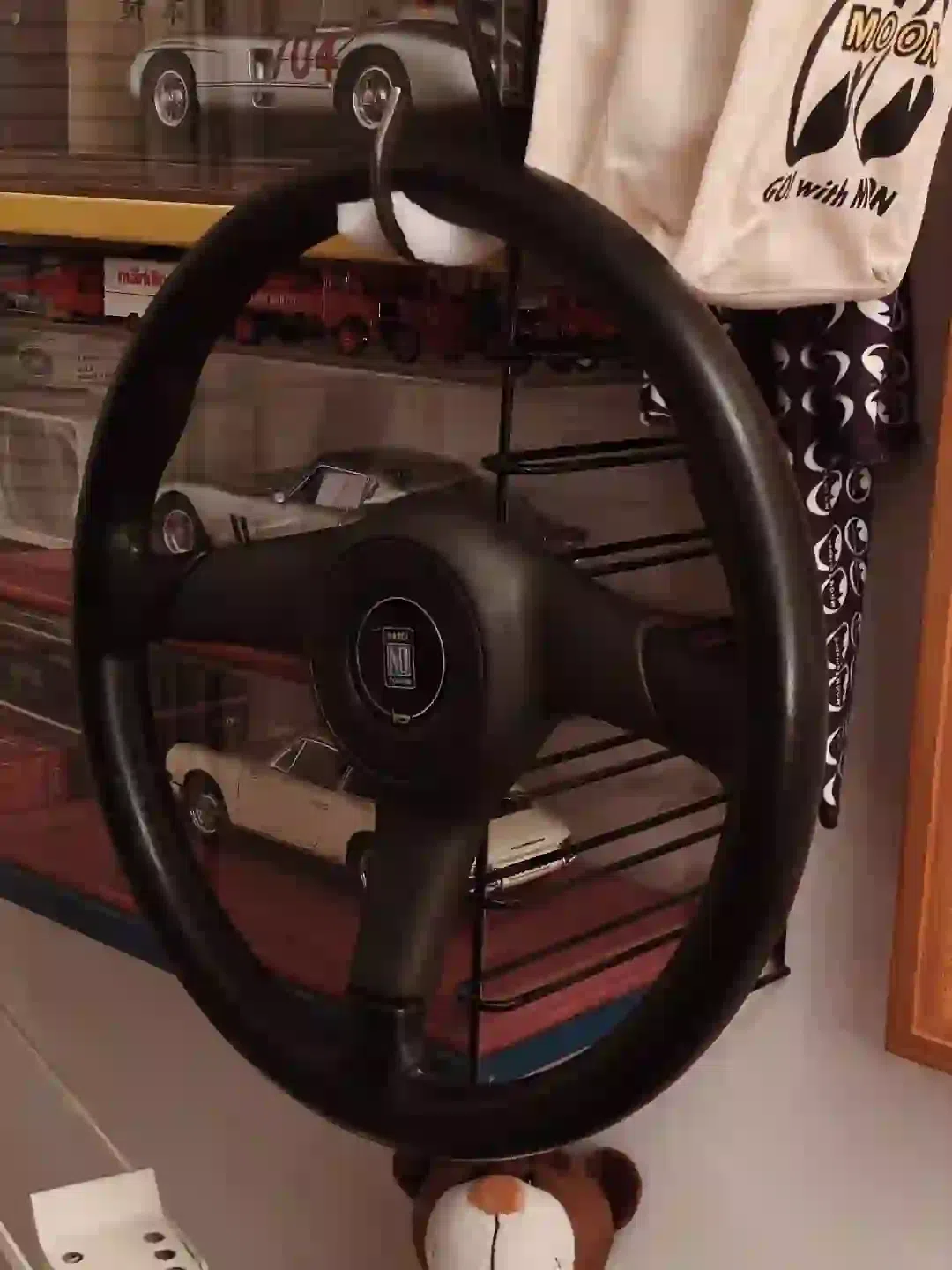 🚗nardi复古方向盘 适用于复古空间展示