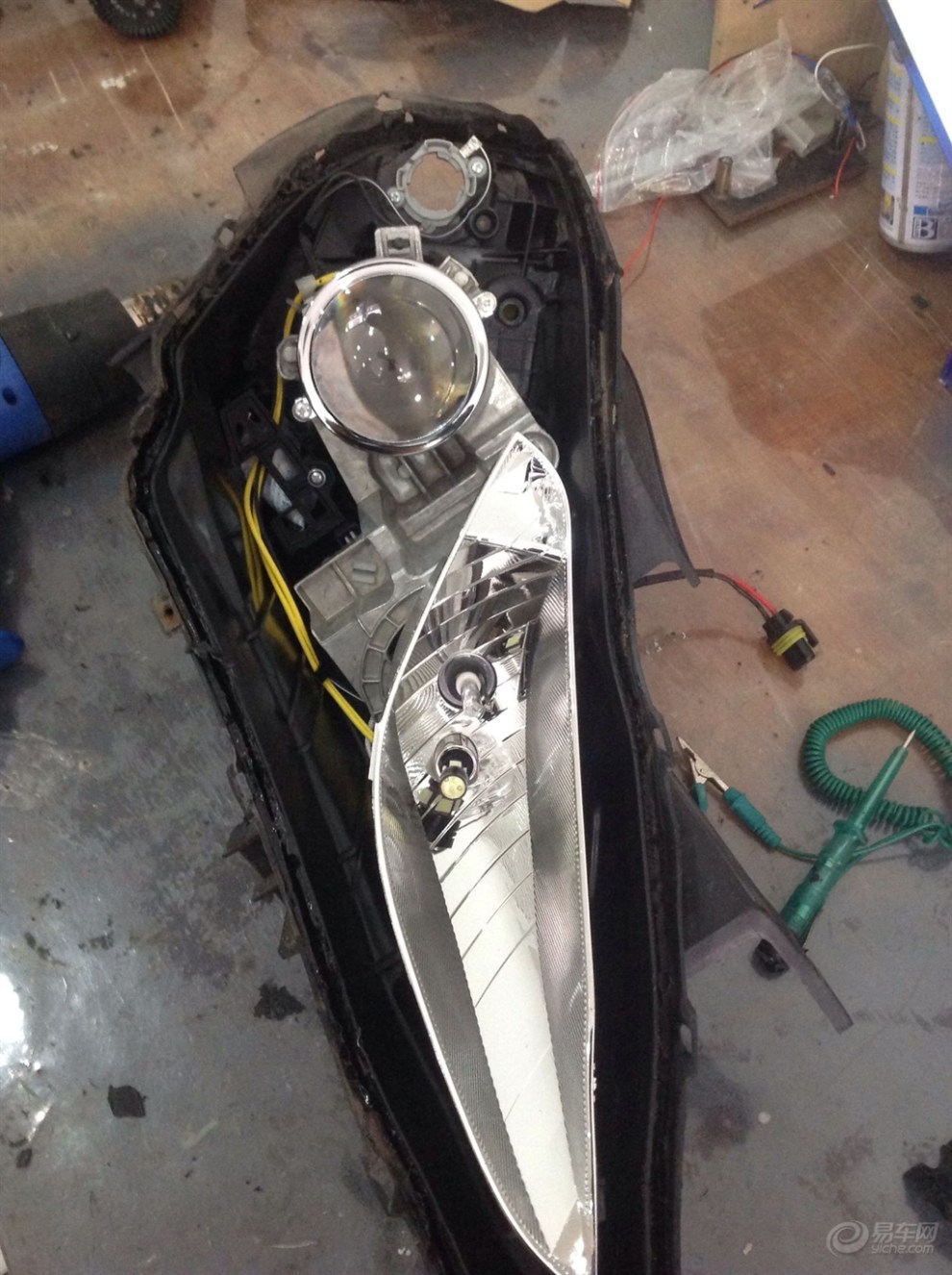 川e索八车灯升级,海拉三 海拉四 飞利浦,全进口拆车件