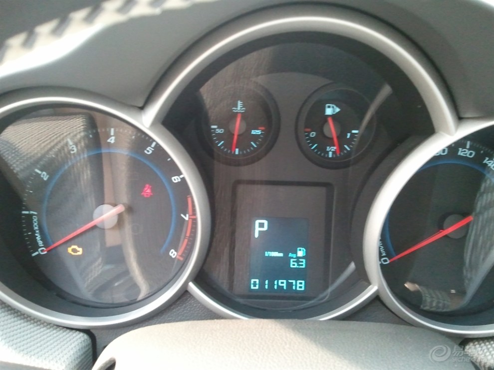 科鲁兹的油耗6.2l(有图为证),大家说说自己的油耗.