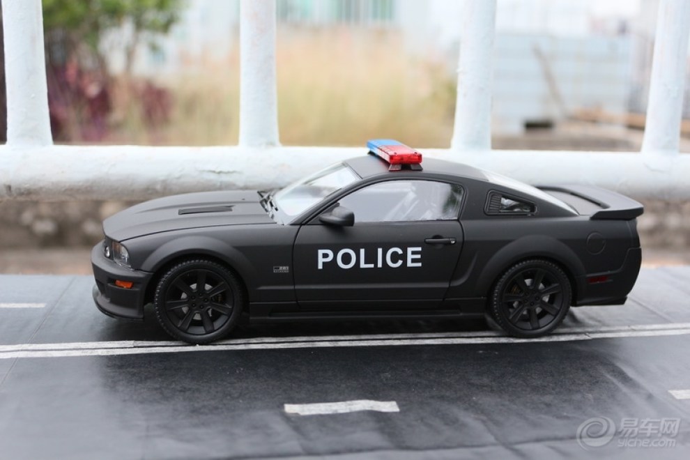 【汽车模型摄影】野马萨林s281警车 二拍
