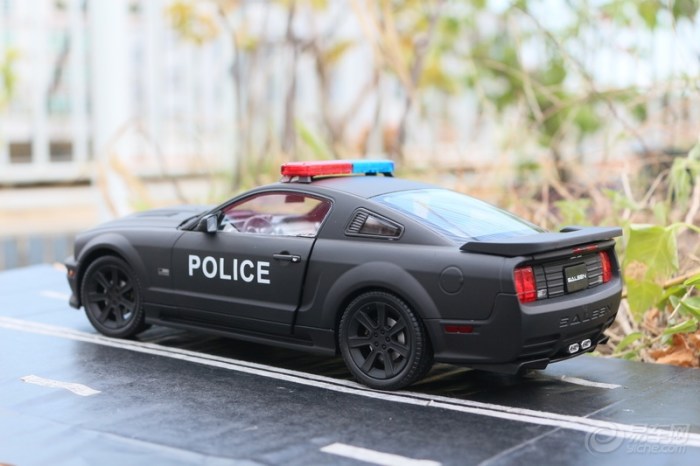 【汽车模型摄影】野马萨林s281警车 二拍