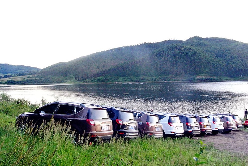 庆祝易车沈阳x7车友会分版开版之---上台水库钓鱼活动