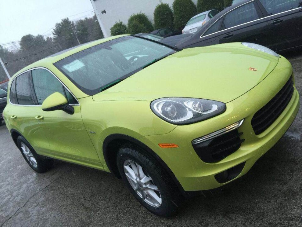 15款美规柴油卡宴橄榄绿