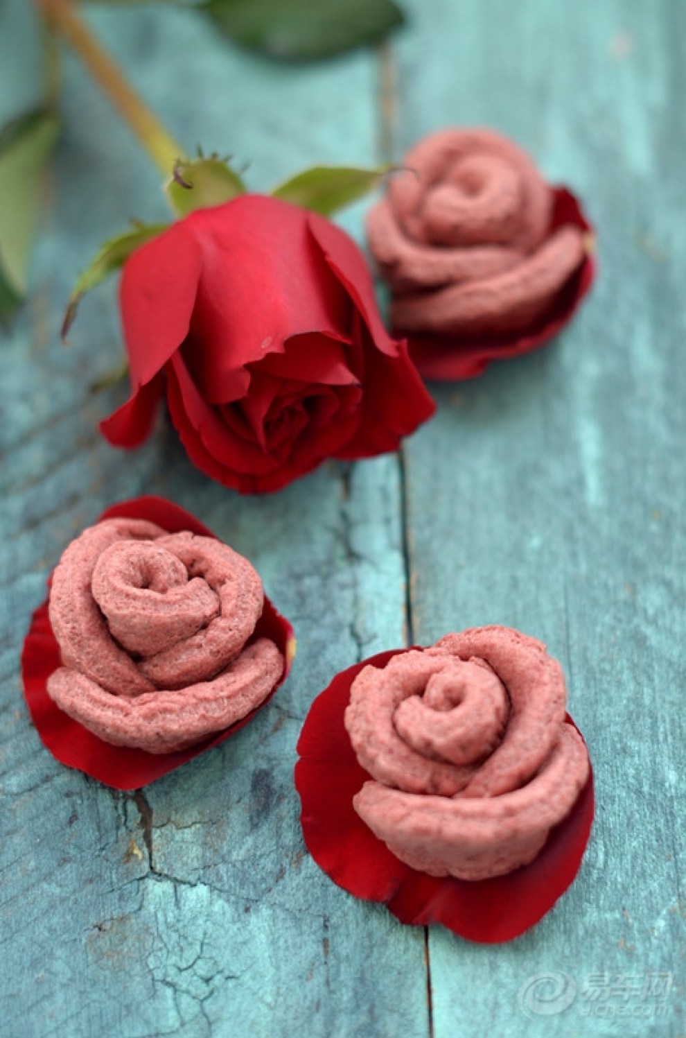 【舌尖魅力】红玫瑰饼干