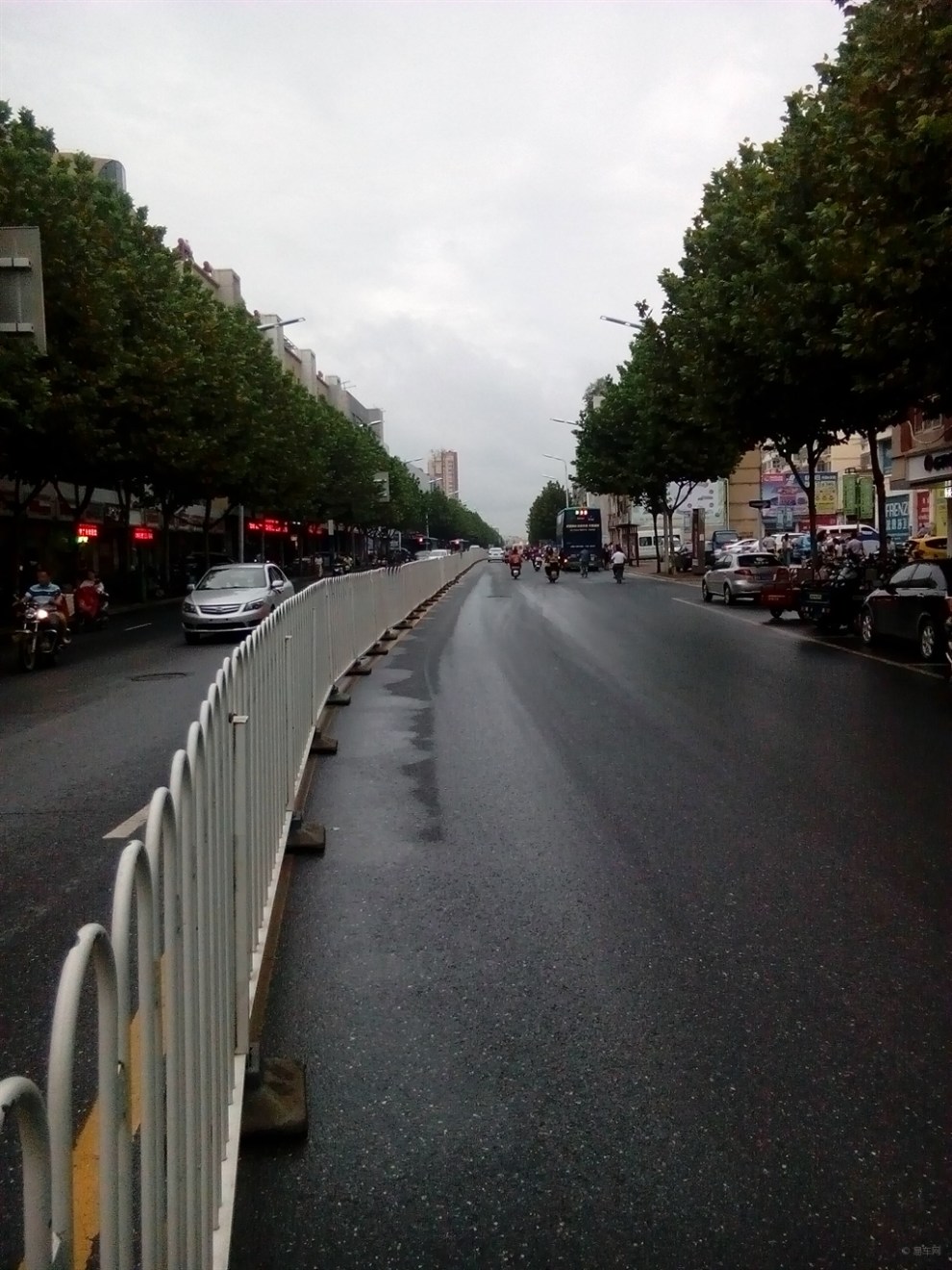 县城道路主干道走过欣赏起来一段经历