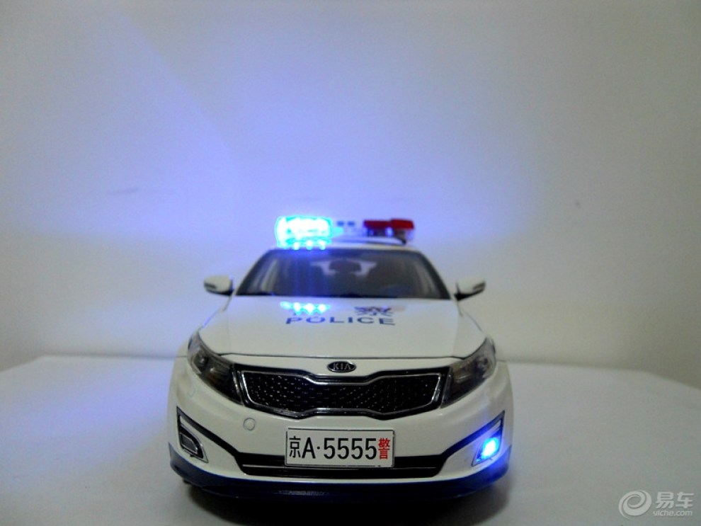 为人民服务,1:18起亚k5警车模型(改装爆闪)