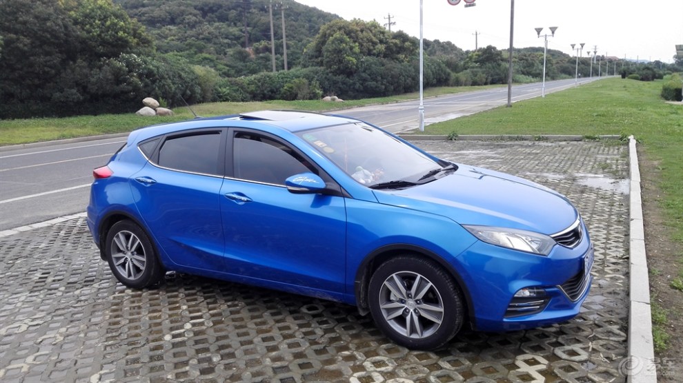 无锡逸动xt闪电蓝车主迟来得提车作业