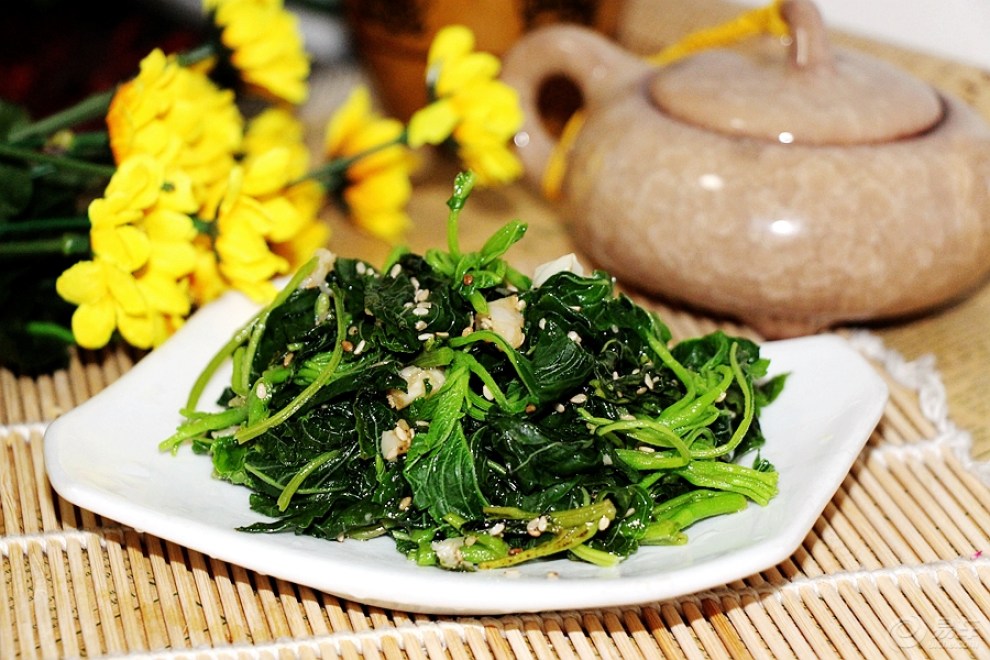 【食尚玩家第六季】炝拌野苋菜(凉菜)