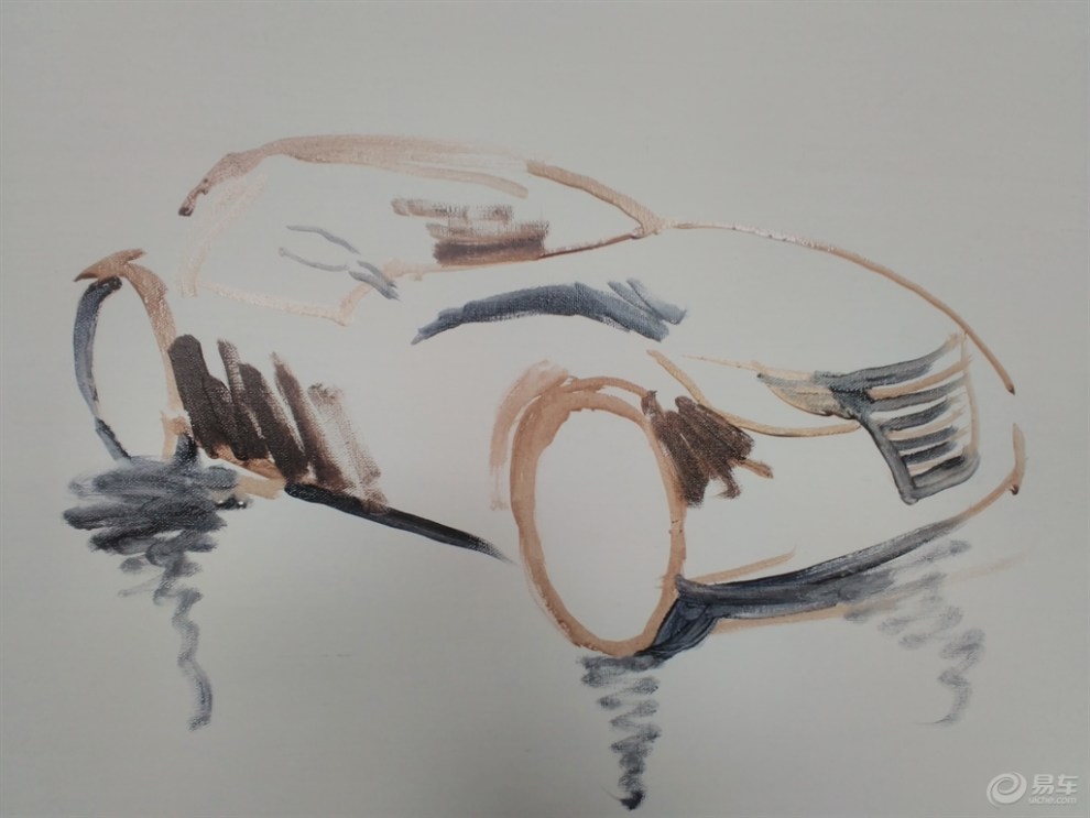 【【蔚来汽车】油画蔚来汽车】_画汽车社区图片集锦_汽车论坛-易车网