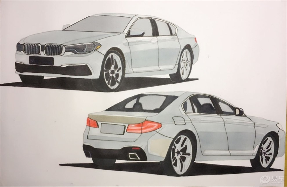【每周易画】之全新宝马五系