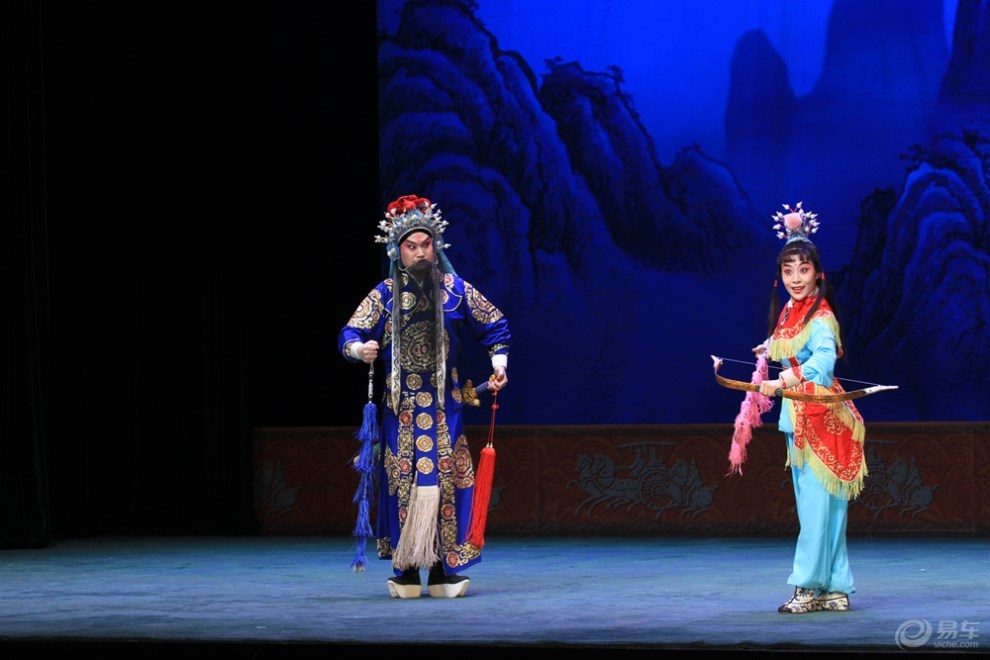 天津市评剧院在滨湖剧院上演评剧《对花枪》剧照