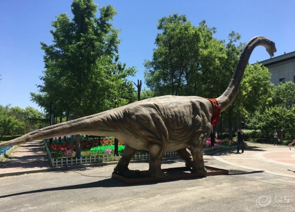 溜达溜达到天津 风车节里看恐龙